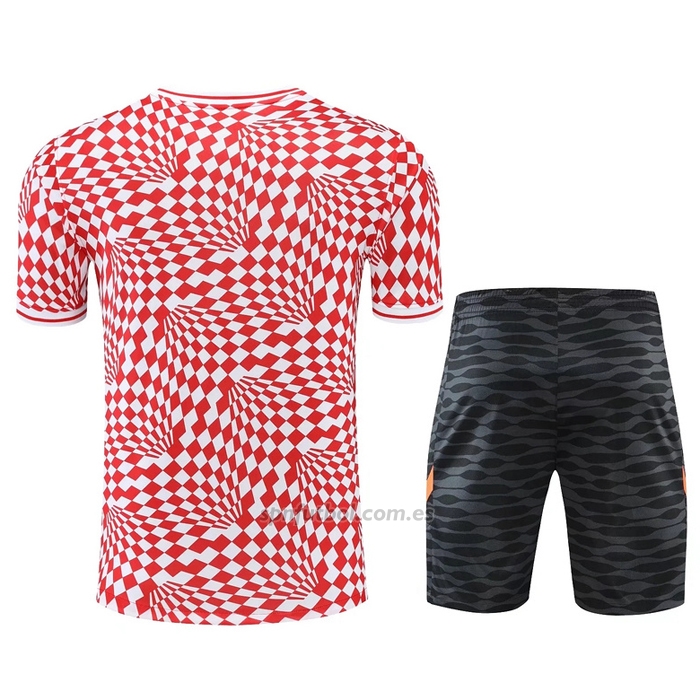 Chandal del Chelsea Manga Corta 2022-2023 Rojo y Blanco - Pantalon Corto
